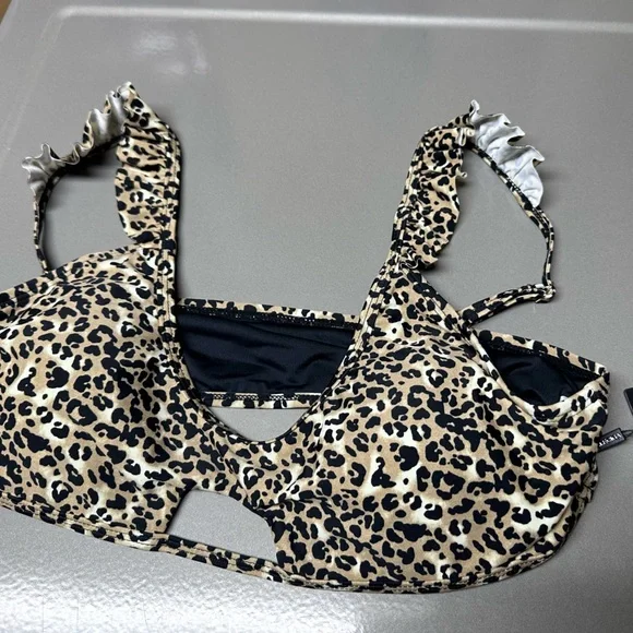 New leopard print bikini top - Picture 4 of 6